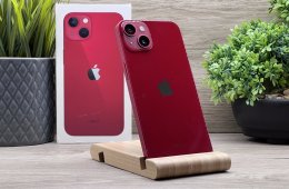 iPhone 13 Red 128GB 2 ÉV Garanciával Számlával 100% Akku