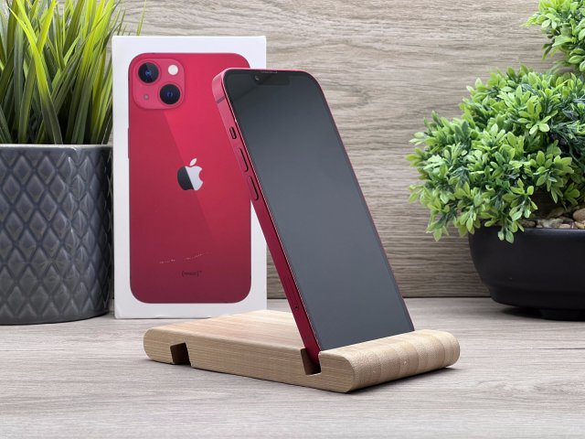 iPhone 13 Red 128GB 2 ÉV Garanciával Számlával 100% Akku