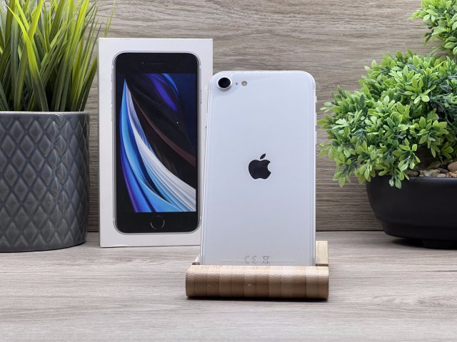 Új Aktiválatlan iPhone SE 2020 White 64GB 2 ÉV Garanciával Számlával 100% Akku