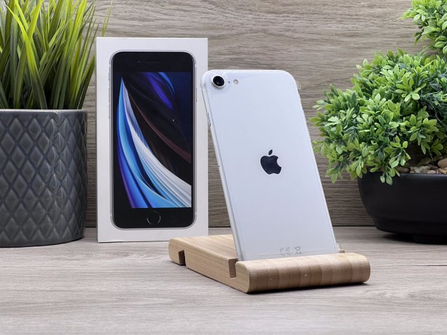 Új Aktiválatlan iPhone SE 2020 White 64GB 2 ÉV Garanciával Számlával 100% Akku