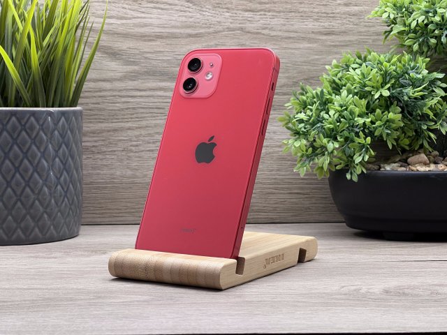 iPhone 12 Red 64GB 2 ÉV Garanciával Számlával 99% Akku