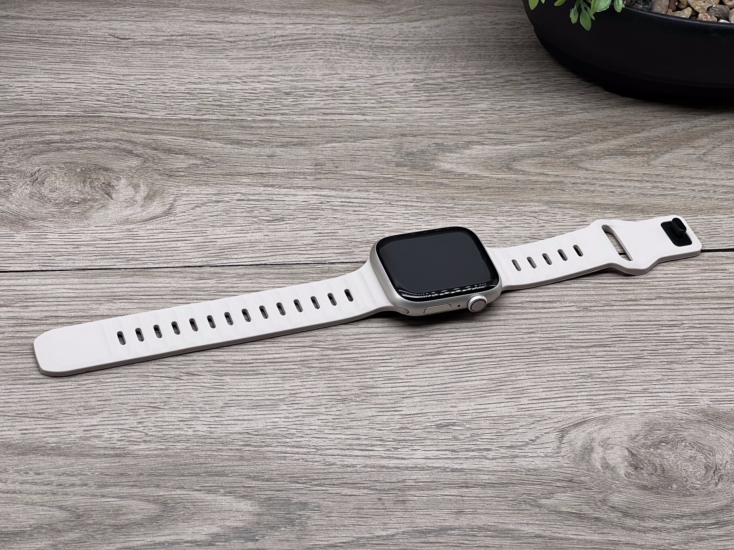 Apple Watch S9 Starlight 45mm CELL 2 ÉV Garanciával Számlával 90% Akku