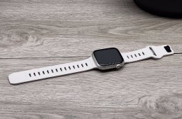 Apple Watch S9 Starlight 45mm CELL 2 ÉV Garanciával Számlával 90% Akku