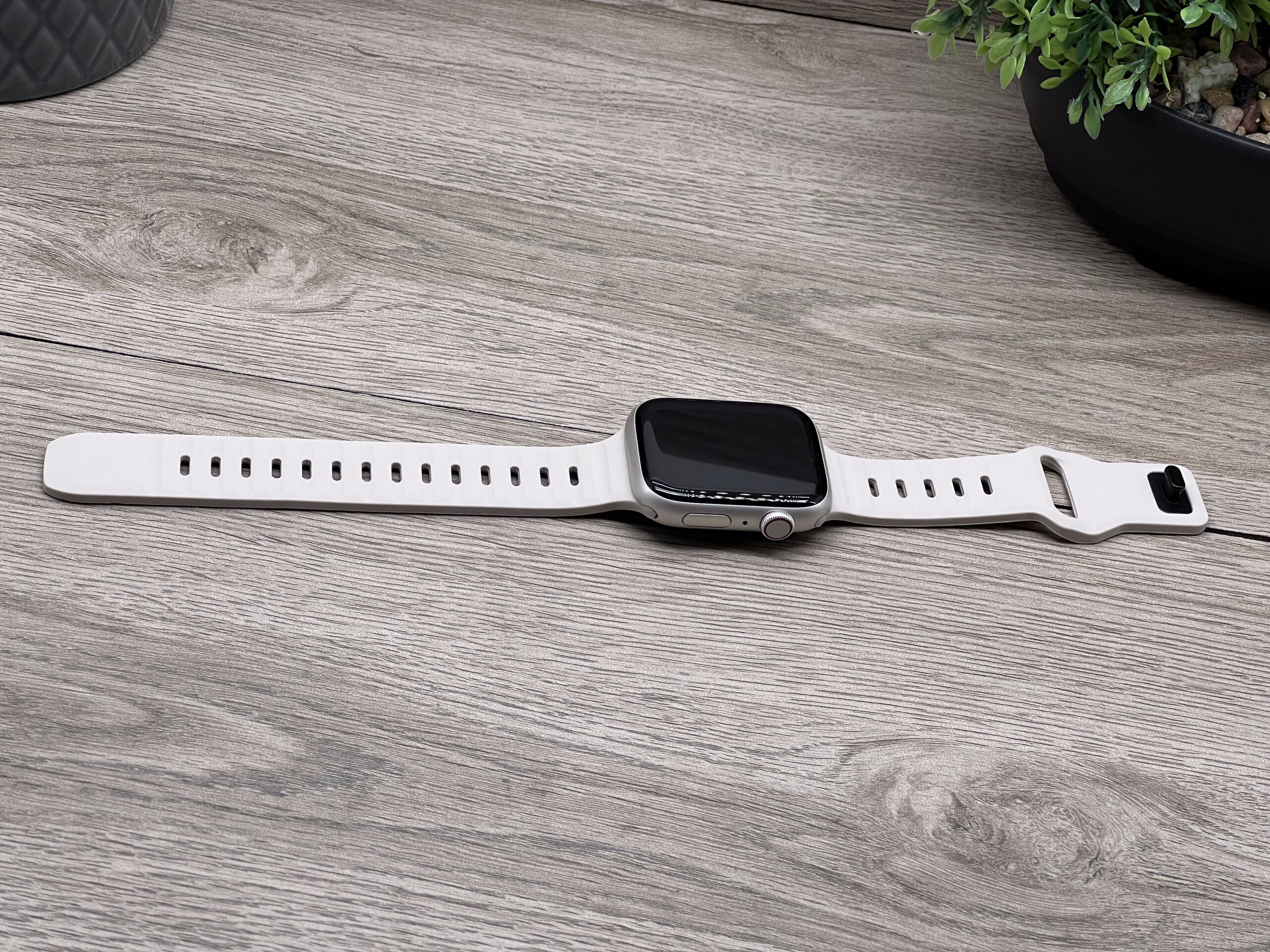 Apple Watch S9 Starlight 45mm CELL 2 ÉV Garanciával Számlával 90% Akku