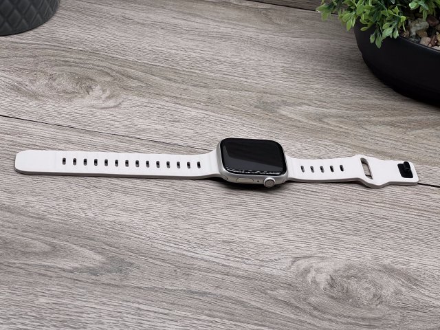 Apple Watch S9 Starlight 45mm CELL 2 ÉV Garanciával Számlával 90% Akku