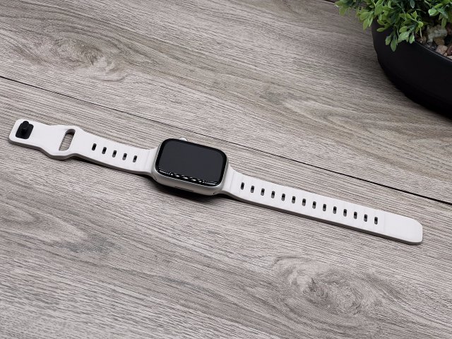 Apple Watch S9 Starlight 45mm CELL 2 ÉV Garanciával Számlával 90% Akku