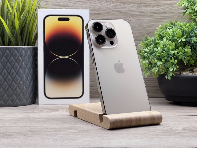 Hibátlan iPhone 14 Pro Gold 128GB 2 ÉV Garanciával Számlával 92% Akku