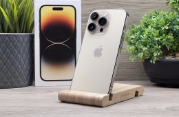 Hibátlan iPhone 14 Pro Gold 128GB 2 ÉV Garanciával Számlával 92% Akku