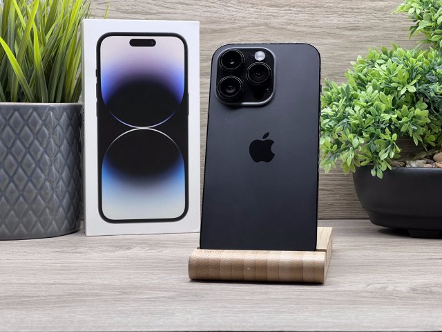 iPhone 14 Pro Space Black 256GB 2 ÉV Garanciával Számlával 91% Akku