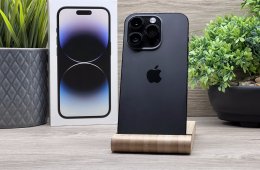 iPhone 14 Pro Space Black 256GB 2 ÉV Garanciával Számlával 91% Akku