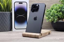 iPhone 14 Pro Space Black 256GB 2 ÉV Garanciával Számlával 91% Akku