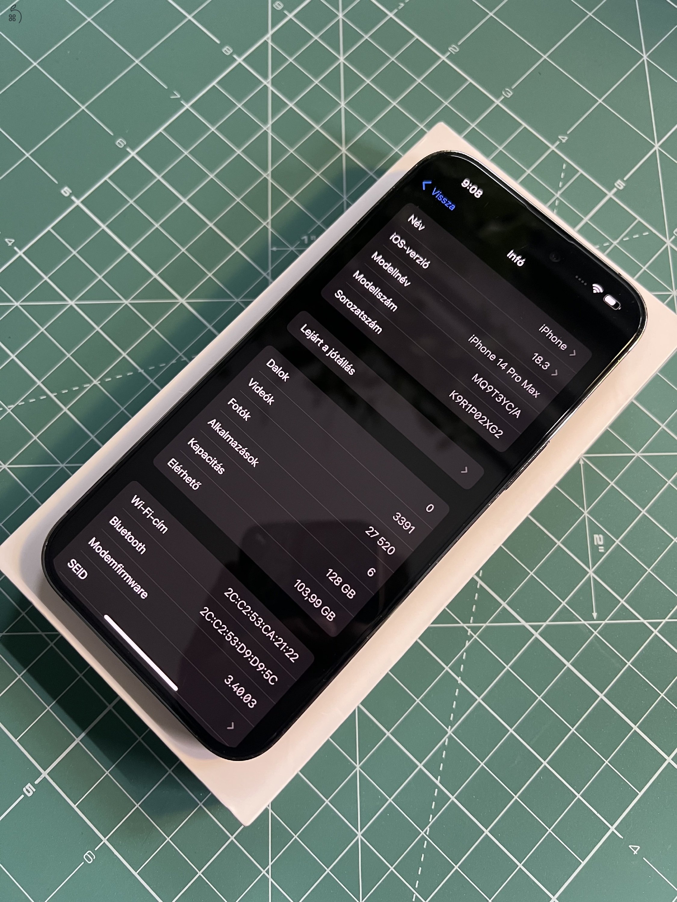 iPhone 14 Pro Max 128GB iOS 18.3 83% Akku - PATIKA