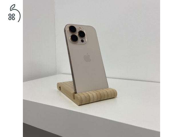 iPhone 16 Pro 128GB Desert Titanium -1 ÉV GARANCIA - Kártyafüggetlen