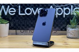  iPhone 14 Pro Max 128GB Lila, Független - Garancia, Számla 