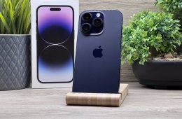 Hibátlan iPhone 14 Pro Deep Purple 256GB 2 ÉV Garanciával Számlával 92% Akku