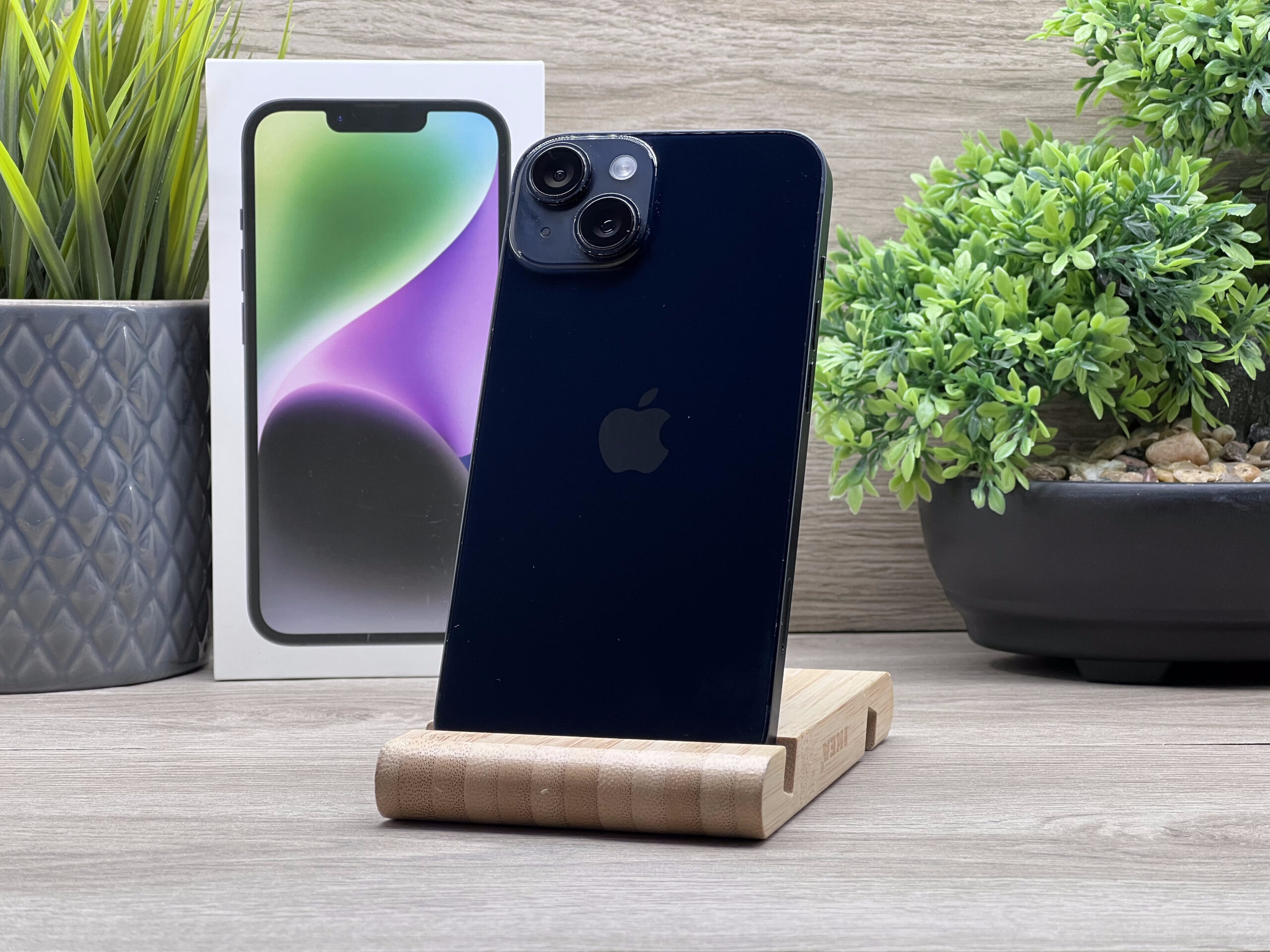 iPhone 14 Midnight 128GB 2 ÉV Garanciával Számlával 935 Akku