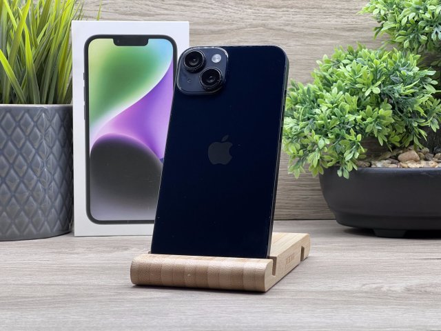 iPhone 14 Midnight 128GB 2 ÉV Garanciával Számlával 935 Akku