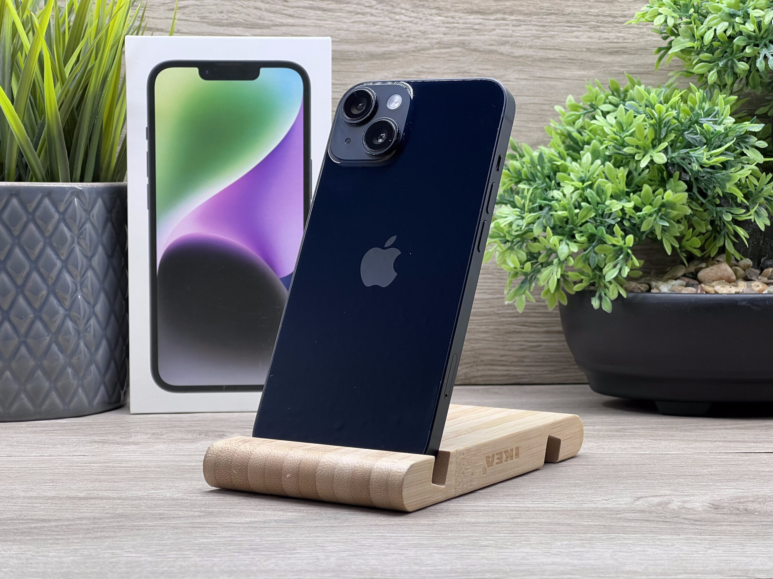 iPhone 14 Midnight 128GB 2 ÉV Garanciával Számlával 935 Akku