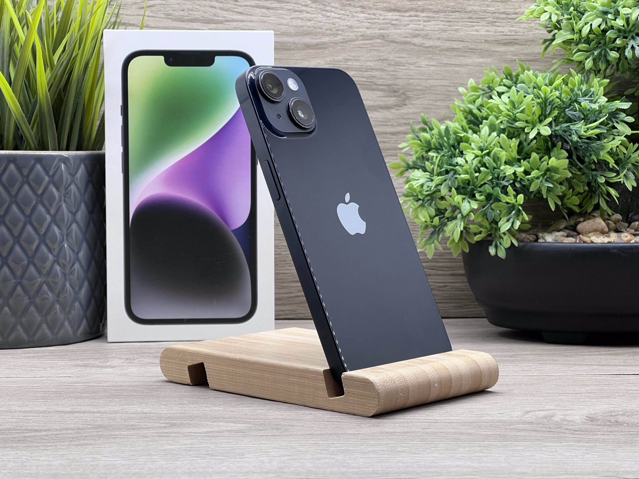 iPhone 14 Midnight 128GB 2 ÉV Garanciával Számlával 935 Akku