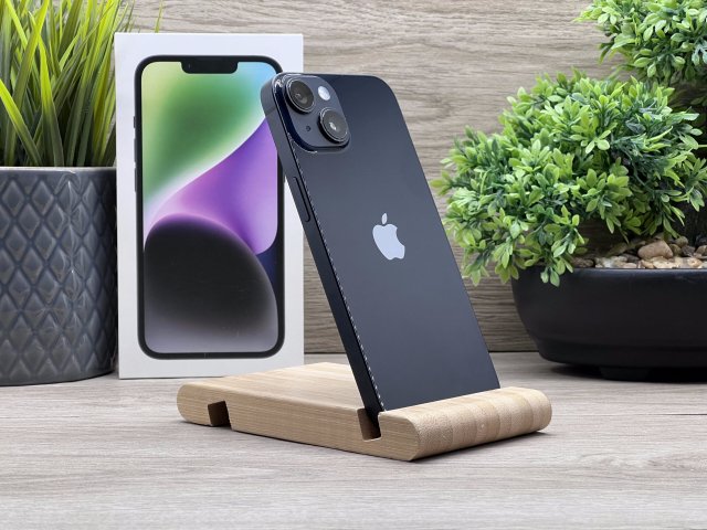 iPhone 14 Midnight 128GB 2 ÉV Garanciával Számlával 935 Akku