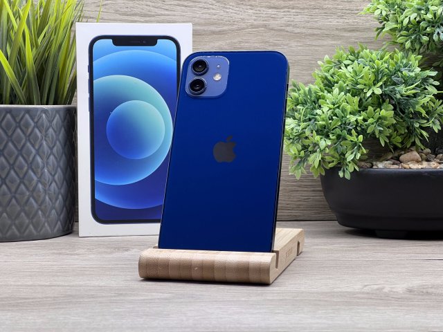 iPhone 12 Blue 128GB 2 ÉV Garanciával Számlával 90% Akku