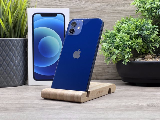 iPhone 12 Blue 128GB 2 ÉV Garanciával Számlával 90% Akku