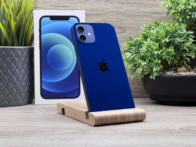 iPhone 12 Blue 128GB 2 ÉV Garanciával Számlával 90% Akku