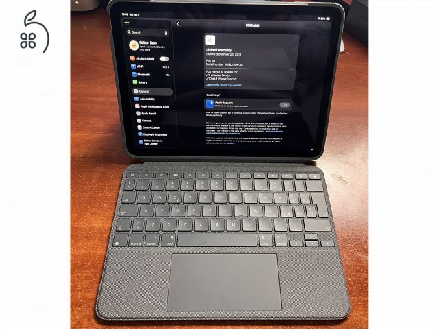 iPad Air 11 M3 128 GB WiFi felbontott, kipróbált, vadonatúj állapotban, 2027.09. 29-ig garancia