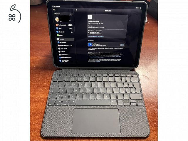 iPad Air 11 M3 128 GB WiFi felbontott, kipróbált, vadonatúj állapotban, 2027.09. 29-ig garancia