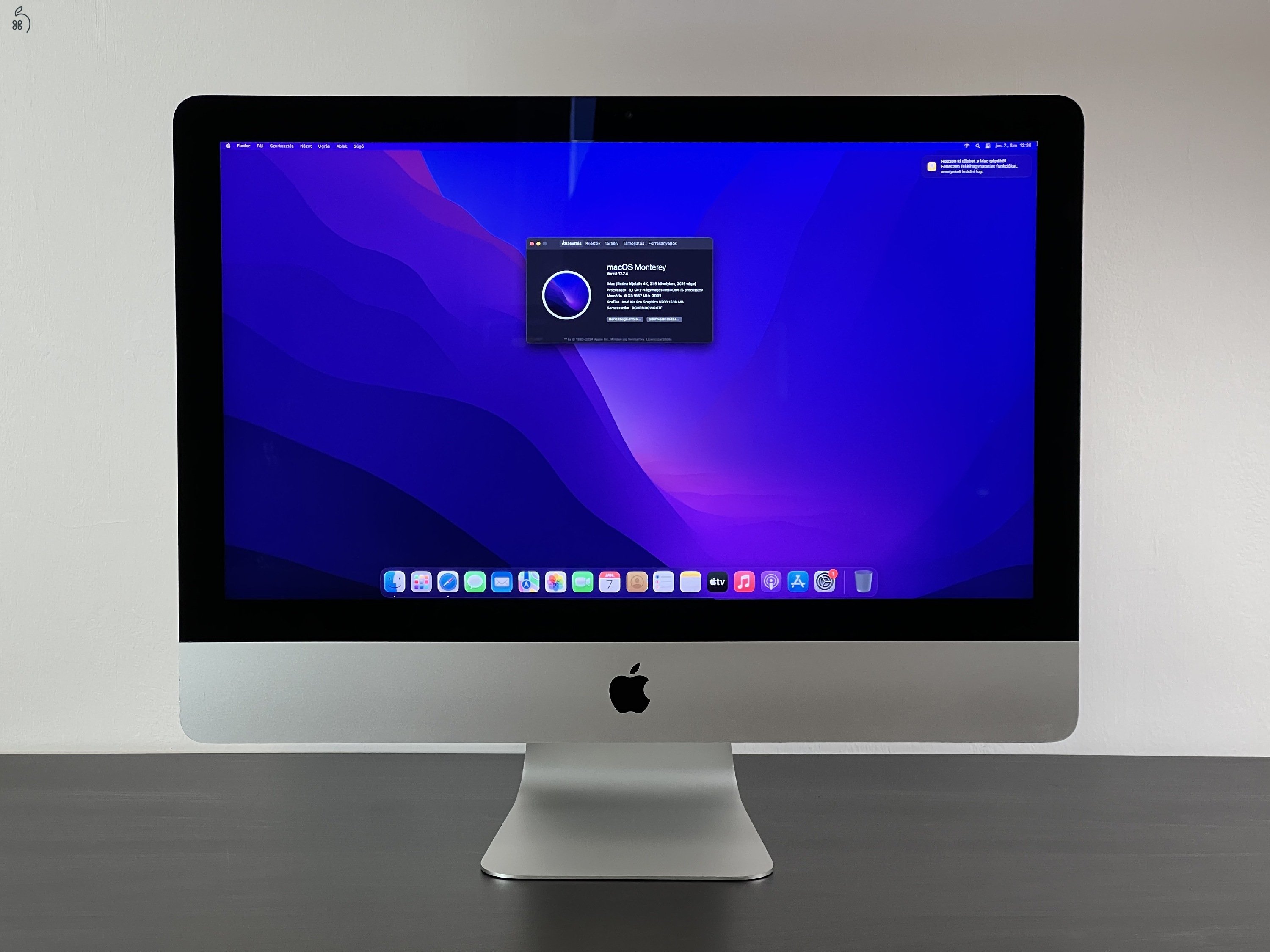 Apple iMac 2015 21.5 i5 3.3 GHz 8GB RAM 480GB SSD 4K