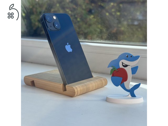 GYÖNYÖRŰ iPhone 13 Mini 128GB Midnight - 1 ÉV GARANCIA -Kártyafüggetlen, MS4195, 94% Akksi