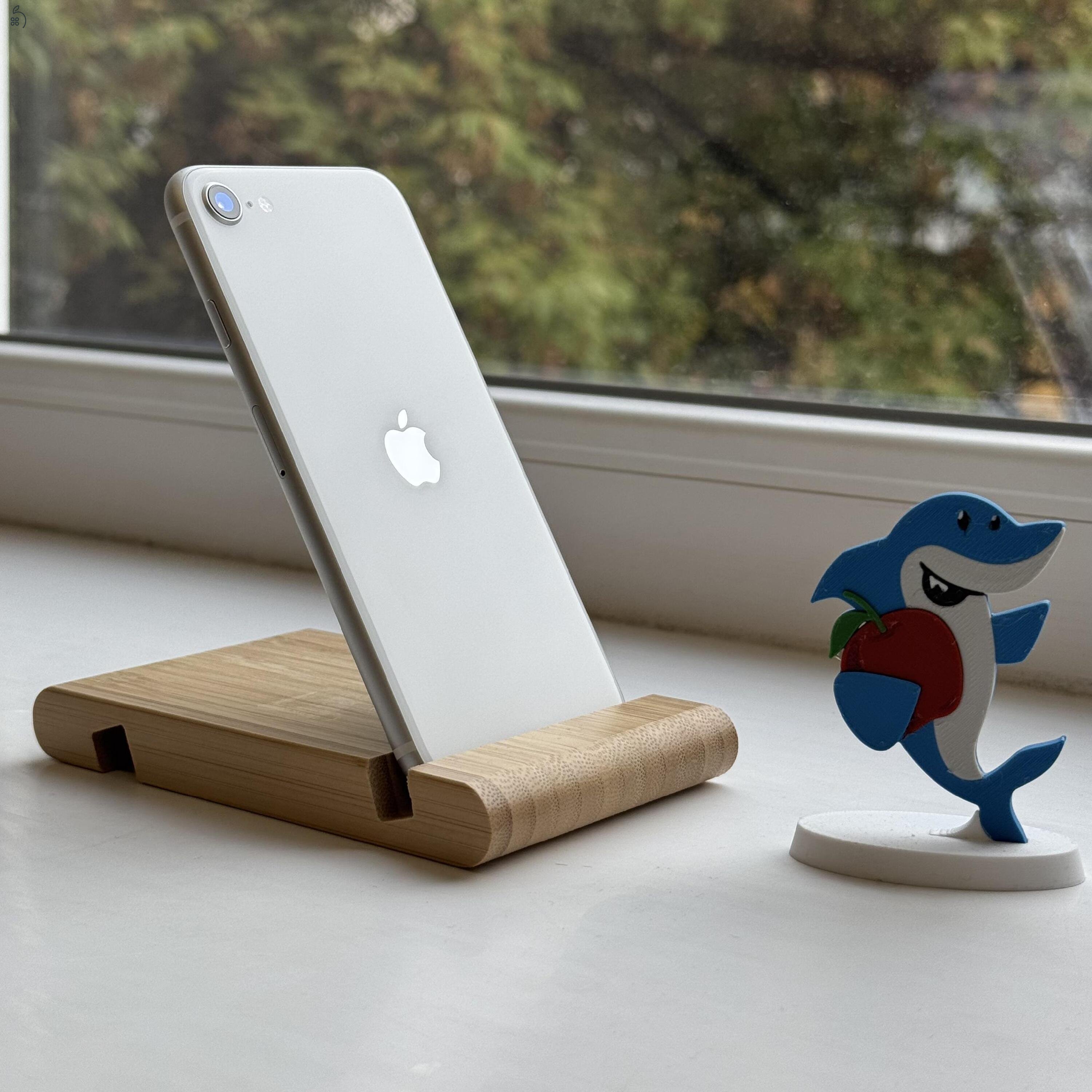 HIBÁTLAN iPhone SE 2020 64GB White -1 ÉV GARANCIA - Kártyafüggetlen, MS4307, 100% Akksi