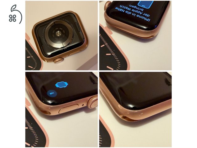 Apple Watch Series 5, 40mm,Cellular, arany színű, tökéletes állapotú, minden eredeti tartozékkal 