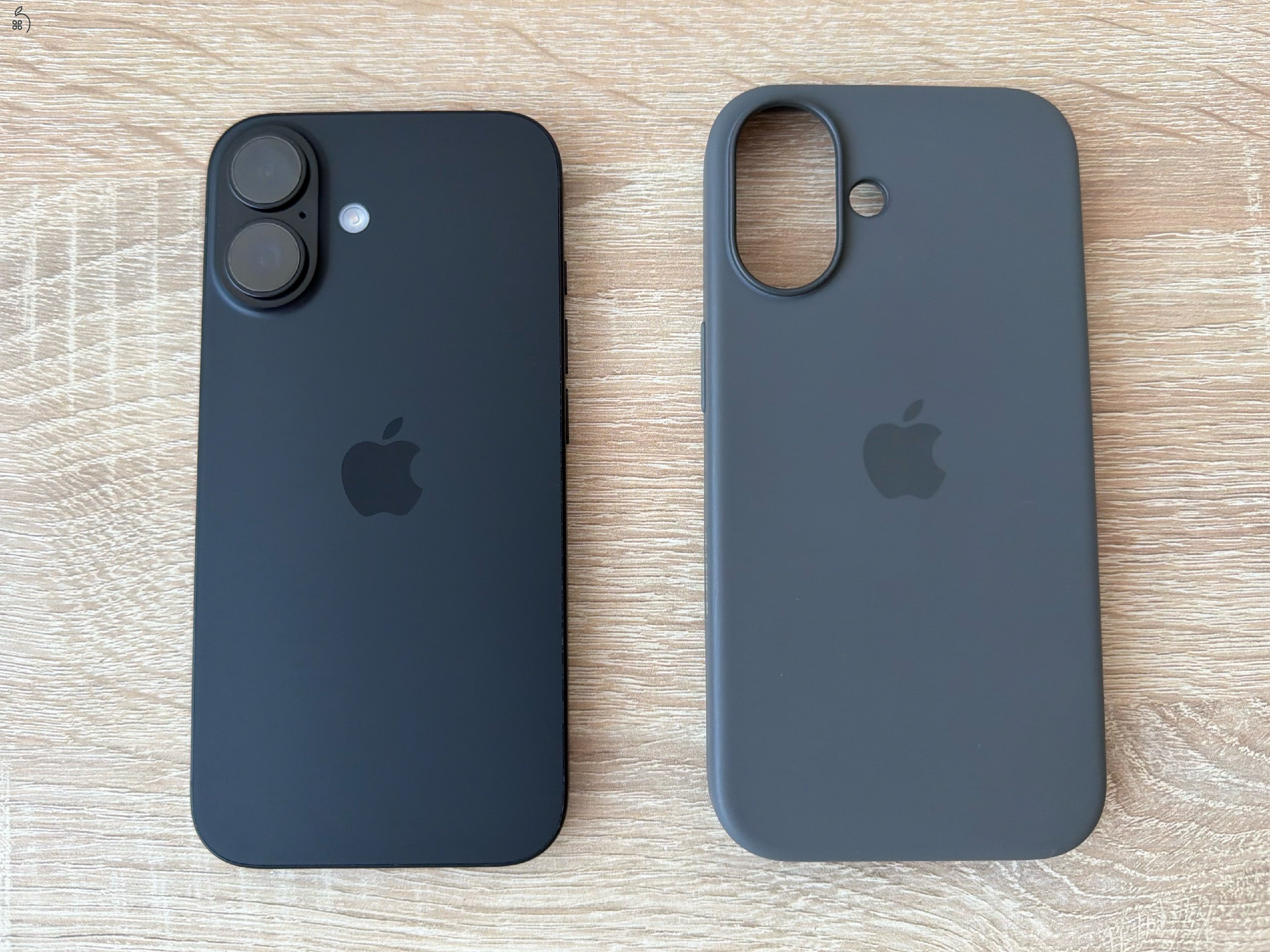 Apple iPhone 16 128GB Black (5 hó Apple garancia) + Apple MagSafe szilikontok