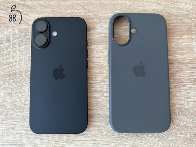 Apple iPhone 16 128GB Black (5 hó Apple garancia) + Apple MagSafe szilikontok