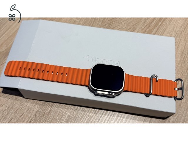 Apple Watch Ultra 2 GPS + Cellular 49 mm Natural Titanium - Orange Ocean Band
