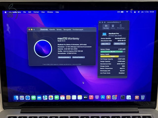Apple MacBook Pro 2015 i5 8/256