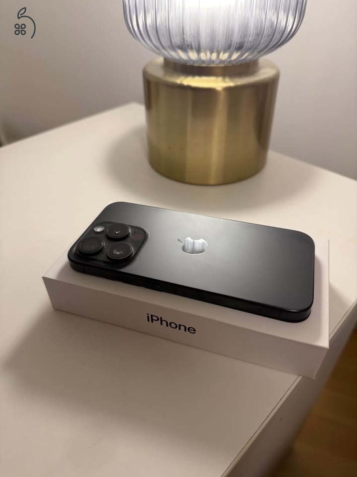 iPhone 15 Pro Titanium fekete 128GB