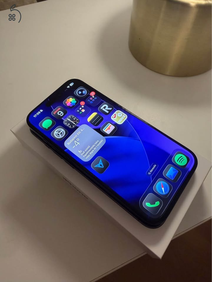 iPhone 15 Pro Titanium fekete 128GB