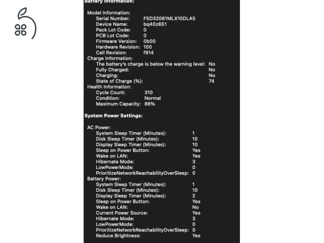 Macbook Air 13,6 - M2 (8-10) / 24GB / 2Tb   