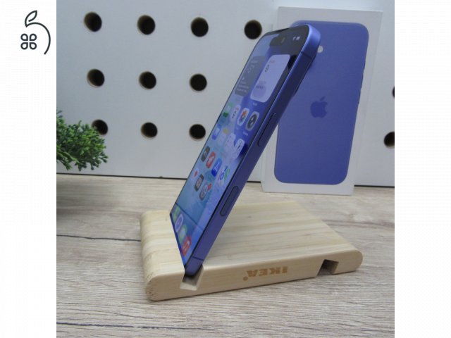 Apple iPhone 16 128GB Ultramarine használt, karcmentes 98% akku – 6 hónap garancia
