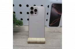 Apple iPhone 16 Pro Max 256GB Desert Titanium – használt, újszerű, 100% akku, 6 hónap garancia