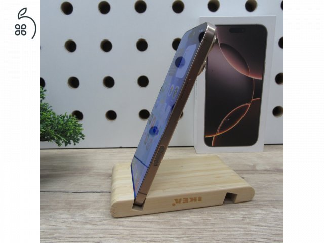 Apple iPhone 16 Pro Max 256GB Desert Titanium – használt, 98% akku, 6 hónap garancia