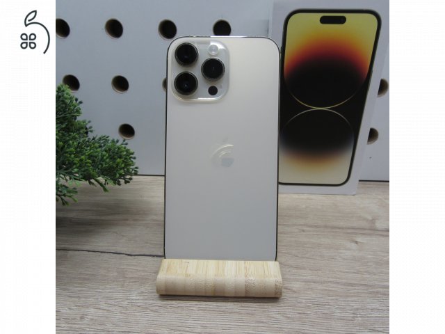 Apple iPhone 14 Pro Max 128GB Gold – használt, megkímélt, 88% akku, 6 hónap garancia