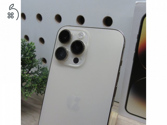 Apple iPhone 14 Pro Max 128GB Gold – használt, megkímélt, 88% akku, 6 hónap garancia