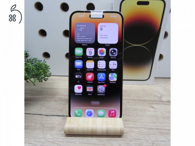 Apple iPhone 14 Pro Max 128GB Gold – használt, megkímélt, 88% akku, 6 hónap garancia