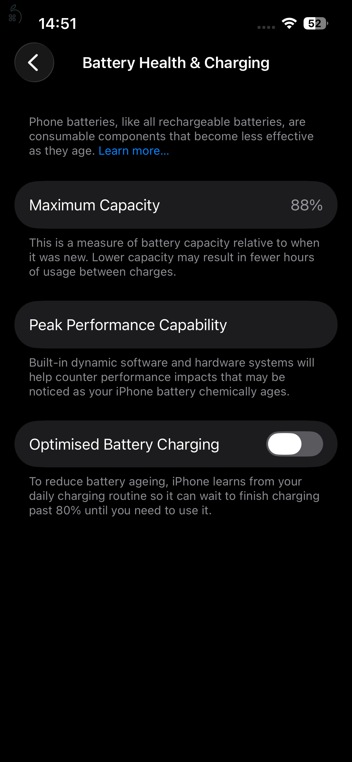 IPhone 13 Midnight 128GB 88%