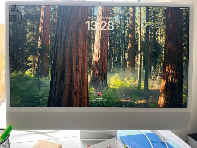 2021 iMac M1/8GB/500GB szürke, új egér, új billenytűzet