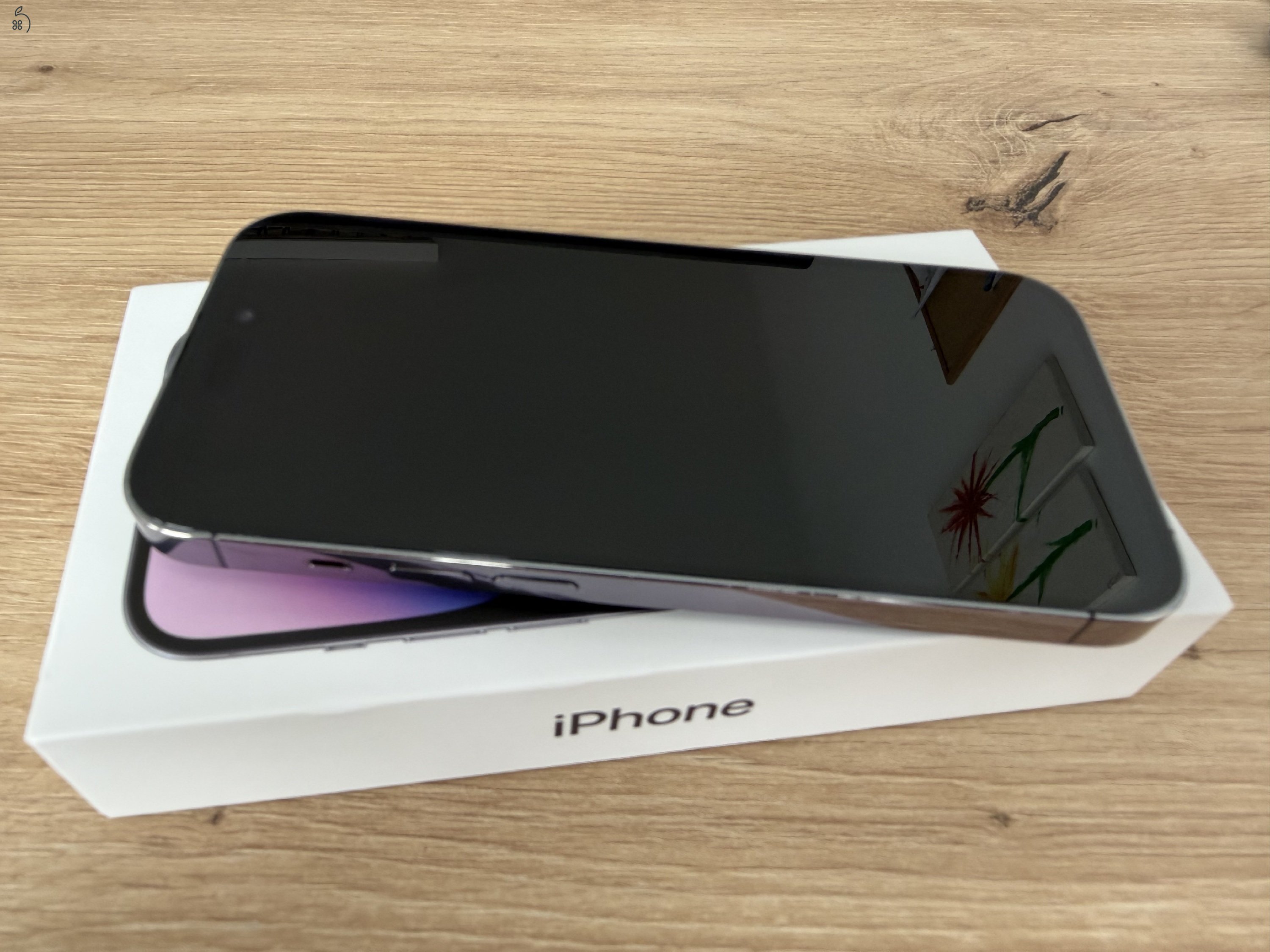 iPhone 14 pro, deep purple, 128 gb, független, e-sim