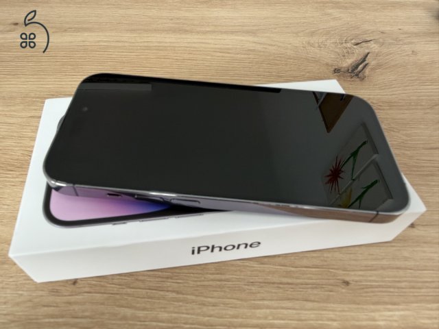 iPhone 14 pro, deep purple, 128 gb, független, e-sim